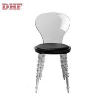 Crystal Plastic Cheap Banquet Chair ,Hotel Banquet Chair,Modern Banquet Chair With Cushion