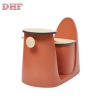 Lovely Series Ride-on Foot Wooden Animal Wood Stool Kids