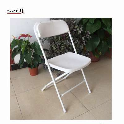 Free Sample China wholesale cheap plastic chairs used outdoor furniture folding chair