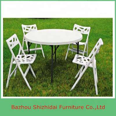 Cheap Good Selling 3ft Folding Outdoor Plastic Top Round Table SD-R120