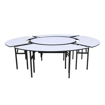 Wood Restaurant Folding Round Dining Table