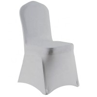 White Cheap Universal Spandex Lycra Stretch Elastic Chair Cover For Hotel Wedding Banquet Party