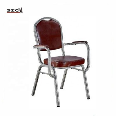 Cheap hotel banquet wedding dining colorful king chair with armrest SDB-106