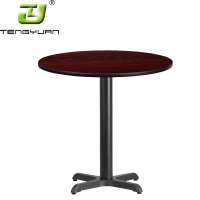 Hot sale wooden dining table used restaurant table and chairs